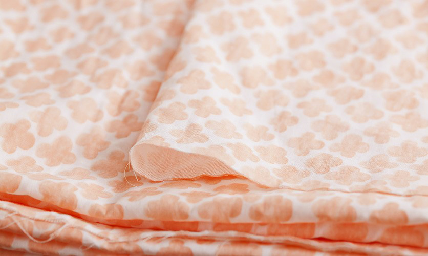 nunocoto fabric：flowertile（ピンク）